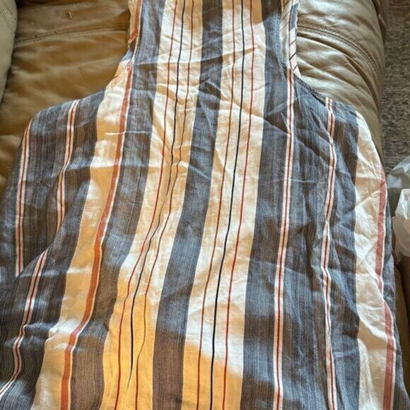 Twenty second sleeveless  Striped Blouse Size Medium‎ NWT - Picture 3 of 4